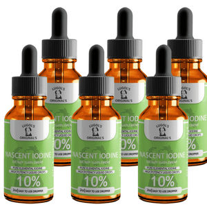 10% Nascent Iodine Liquid Drops Thyroid Supplement 2oz