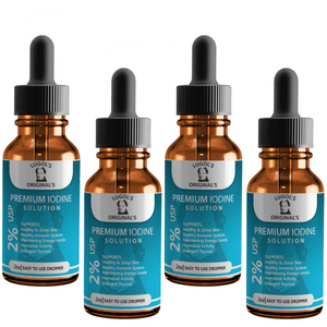 2% Lugols Iodine Solution Drops Thyroid Support Supplement 2oz - Lugols Originals