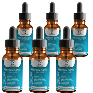 2% Lugols Iodine Solution Drops Thyroid Support Supplement 2oz - Lugols Originals