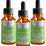 20% Liquid Iodine Drops Thyroid Support Supplement 2oz - Lugols Originals