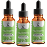 5% Liquid Iodine Drops Thyroid Support Supplement 2oz - Lugols Originals