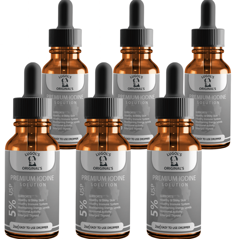 5 Lugols Iodine Solution Liquid Supplement Drops Lugols Originals